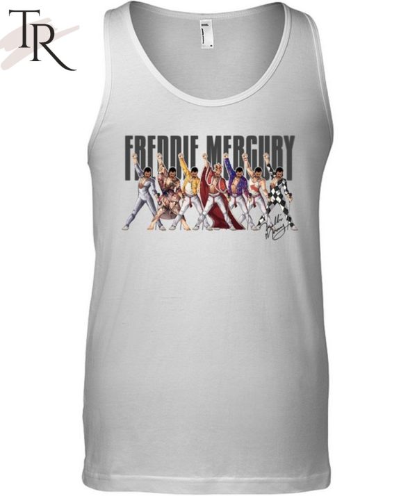 Freddie Mercury Dancing Signature Unisex T-Shirt