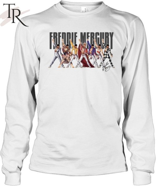 Freddie Mercury Dancing Signature Unisex T-Shirt