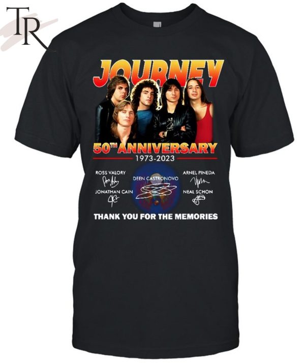 Journey Freedom Essential 50th Anniversary 1973 – 2023 Thank You For The Memories Unisex T-Shirt