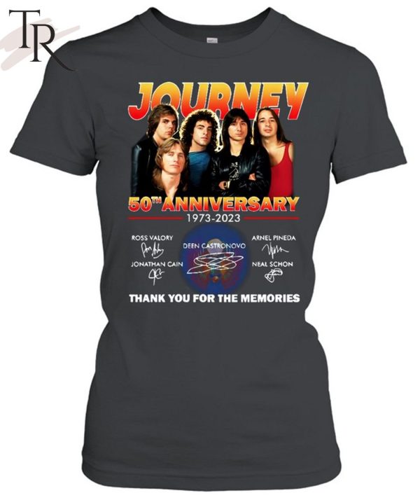 Journey Freedom Essential 50th Anniversary 1973 – 2023 Thank You For The Memories Unisex T-Shirt