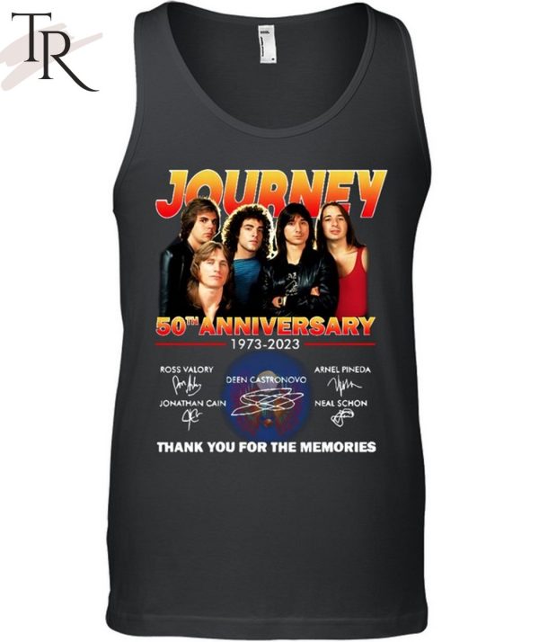 Journey Freedom Essential 50th Anniversary 1973 – 2023 Thank You For The Memories Unisex T-Shirt