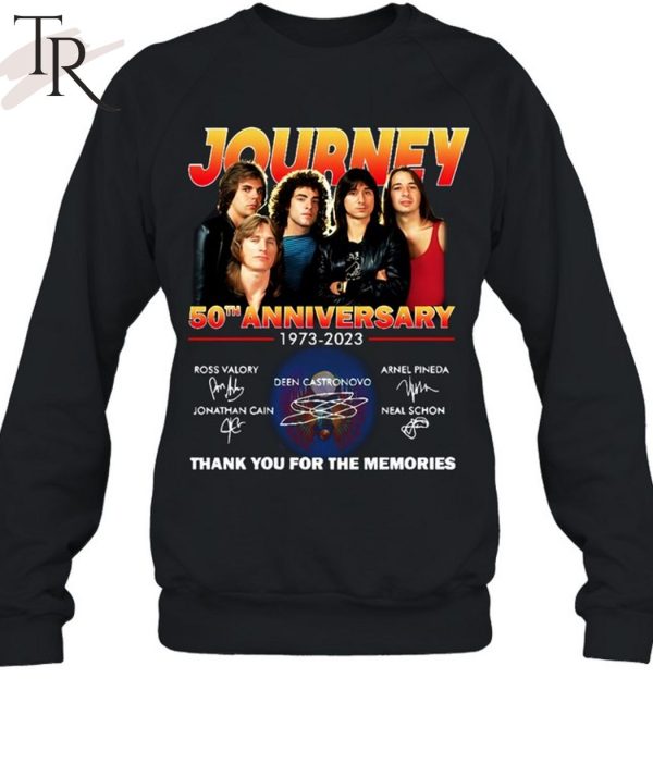 Journey Freedom Essential 50th Anniversary 1973 – 2023 Thank You For The Memories Unisex T-Shirt