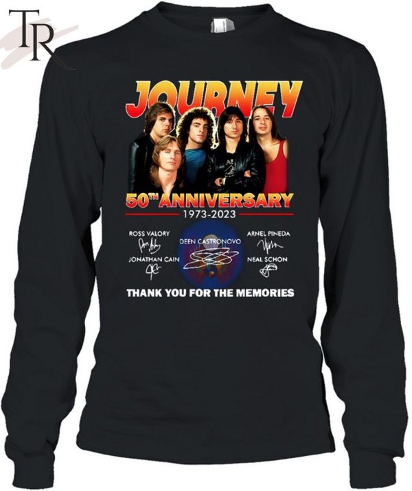 Journey Freedom Essential 50th Anniversary 1973 – 2023 Thank You For The Memories Unisex T-Shirt