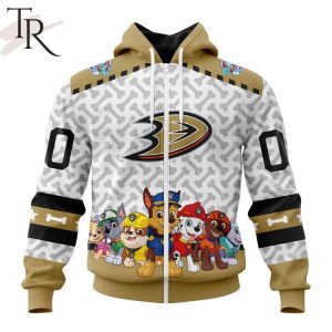 NHL Anaheim Ducks Special PawPatrol Design Hoodie