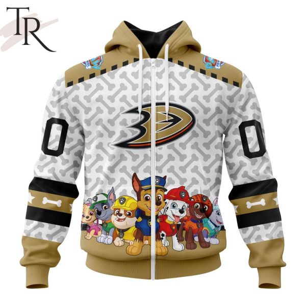 NHL Anaheim Ducks Special PawPatrol Design Hoodie