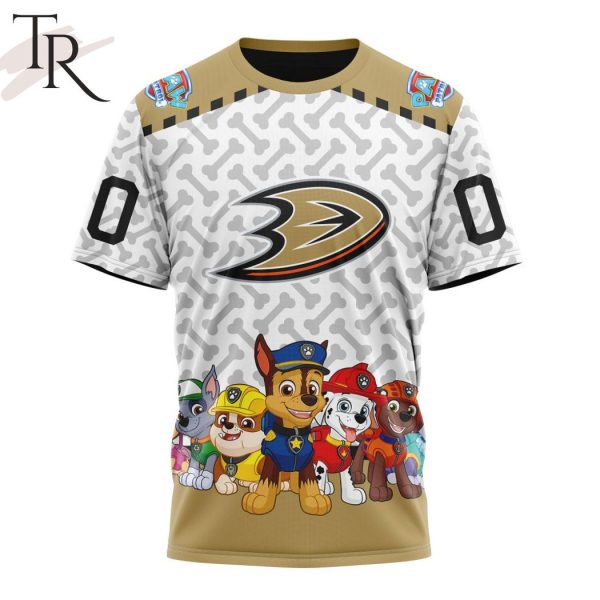 NHL Anaheim Ducks Special PawPatrol Design Hoodie