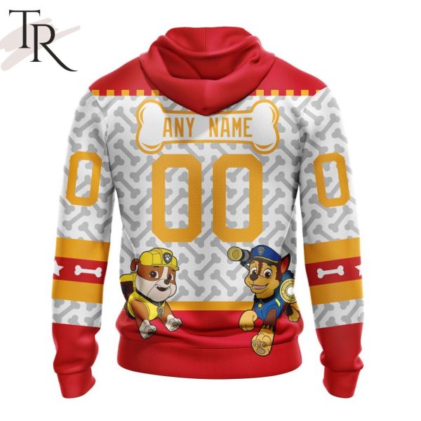 NHL Calgary Flames Special PawPatrol Design Hoodie