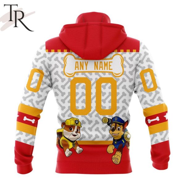 NHL Calgary Flames Special PawPatrol Design Hoodie