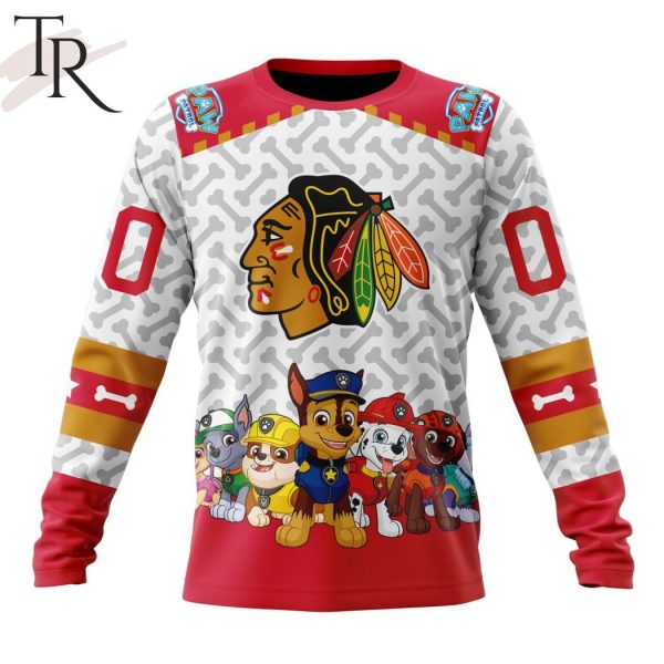 NHL Chicago Blackhawks Special PawPatrol Design Hoodie