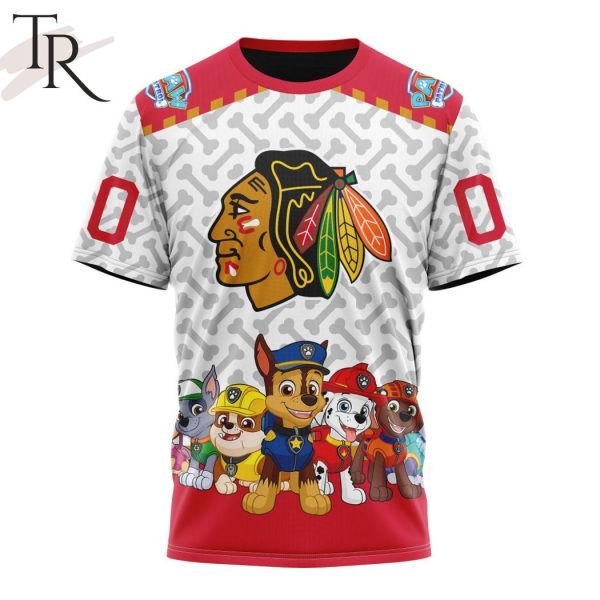 NHL Chicago Blackhawks Special PawPatrol Design Hoodie