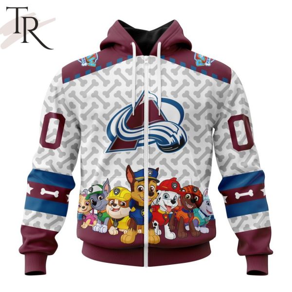 NHL Colorado Avalanche Special PawPatrol Design Hoodie