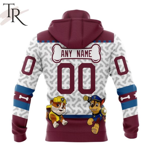 NHL Colorado Avalanche Special PawPatrol Design Hoodie