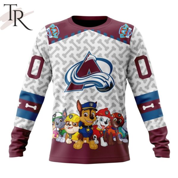 NHL Colorado Avalanche Special PawPatrol Design Hoodie