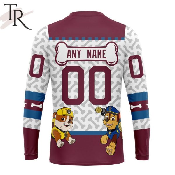 NHL Colorado Avalanche Special PawPatrol Design Hoodie