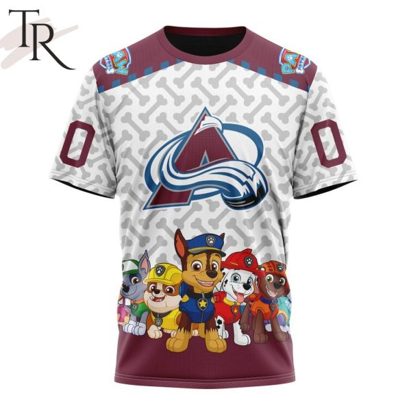 NHL Colorado Avalanche Special PawPatrol Design Hoodie