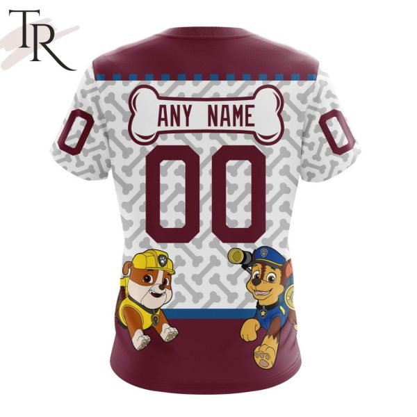 NHL Colorado Avalanche Special PawPatrol Design Hoodie