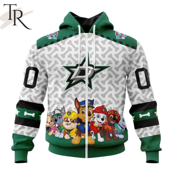 NHL Dallas Stars Special PawPatrol Design Hoodie