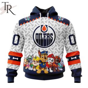 NHL Edmonton Oilers Special PawPatrol Design Hoodie