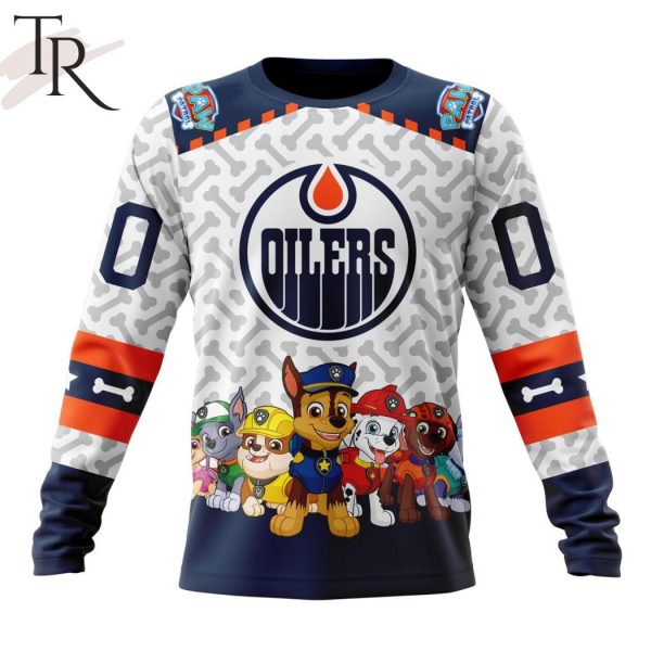 NHL Edmonton Oilers Special PawPatrol Design Hoodie