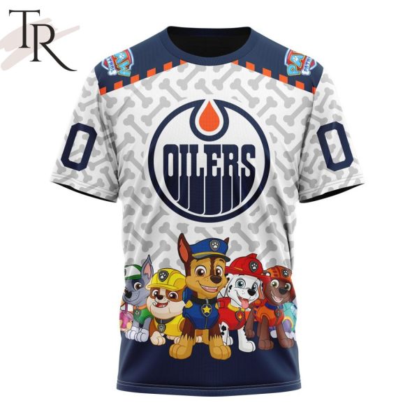 NHL Edmonton Oilers Special PawPatrol Design Hoodie
