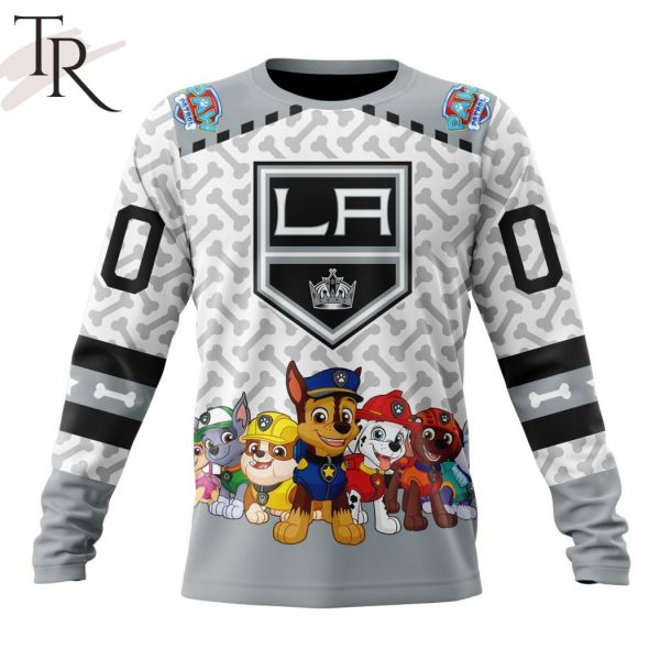 NHL Los Angeles Kings Special PawPatrol Design Hoodie