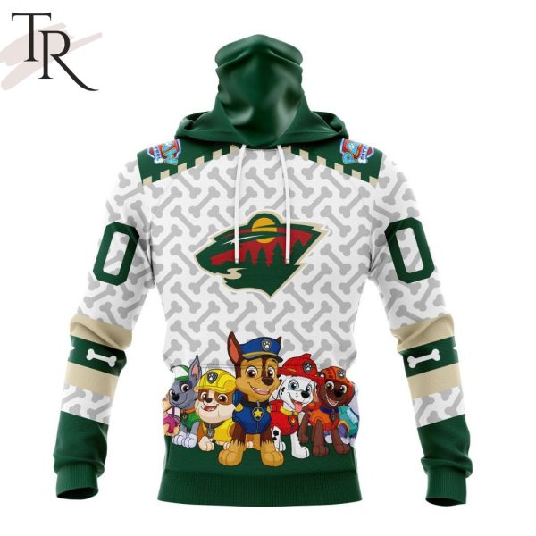 NHL Minnesota Wild Special PawPatrol Design Hoodie