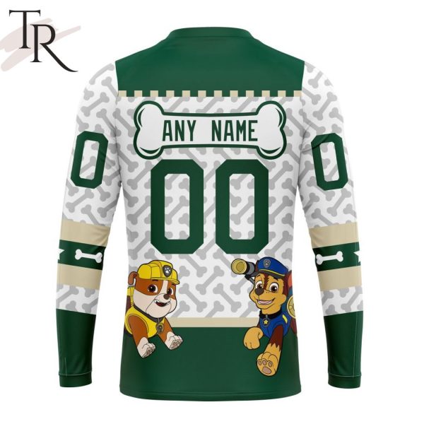 NHL Minnesota Wild Special PawPatrol Design Hoodie