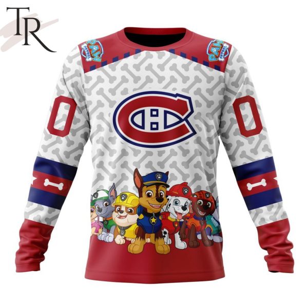 NHL Montreal Canadiens Special PawPatrol Design Hoodie