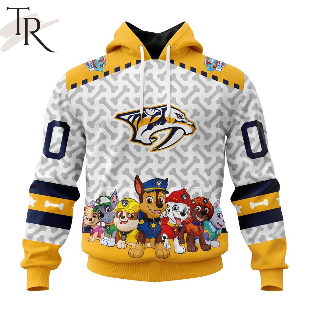 NHL Nashville Predators Special PawPatrol Design Hoodie Torunstyle