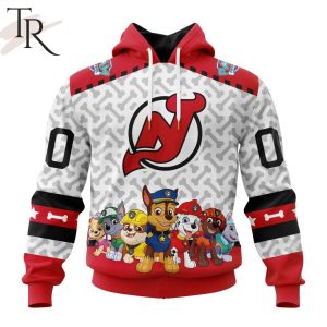 NHL New Jersey Devils Special PawPatrol Design Hoodie