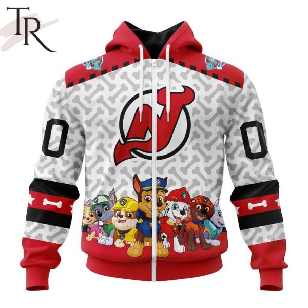 NHL New Jersey Devils Special PawPatrol Design Hoodie