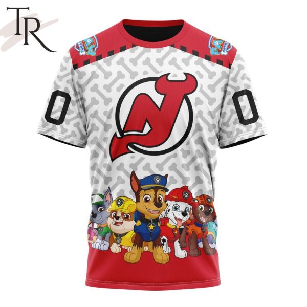 NHL New Jersey Devils Special PawPatrol Design Hoodie