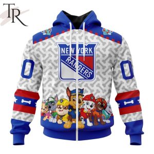 NHL New York Rangers Special PawPatrol Design Hoodie