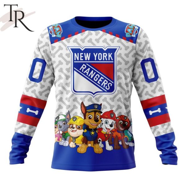 NHL New York Rangers Special PawPatrol Design Hoodie