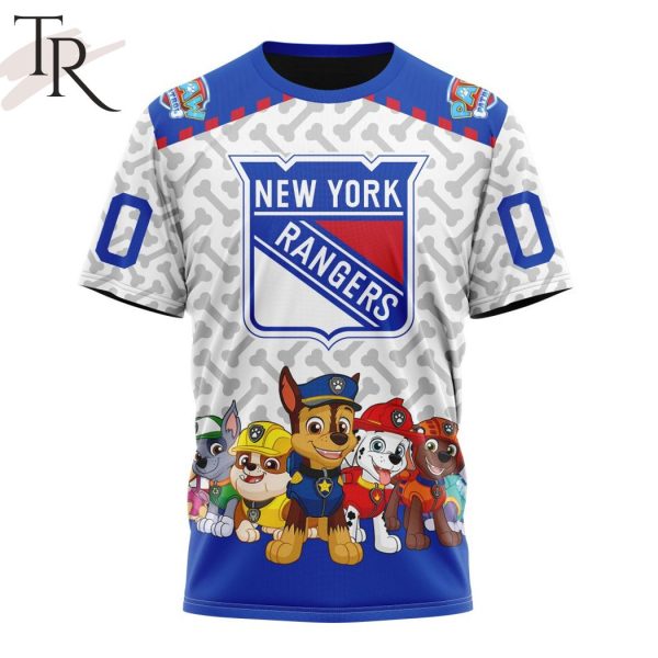 NHL New York Rangers Special PawPatrol Design Hoodie