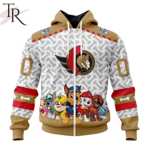 NHL Ottawa Senators Special PawPatrol Design Hoodie