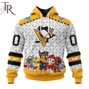 NHL Pittsburgh Penguins Special PawPatrol Design Hoodie