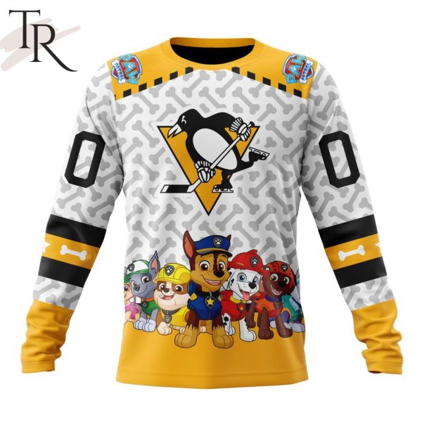 NHL Pittsburgh Penguins Special PawPatrol Design Hoodie