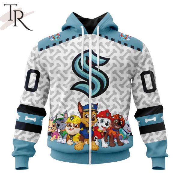 NHL Seattle Kraken Special PawPatrol Design Hoodie