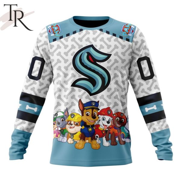 NHL Seattle Kraken Special PawPatrol Design Hoodie