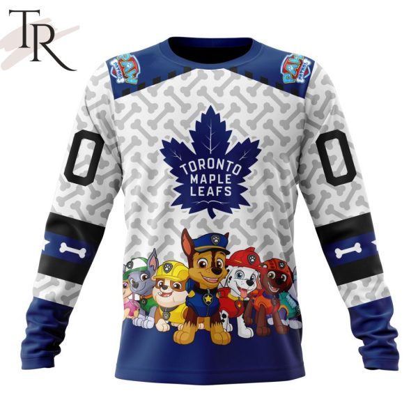 NHL Toronto Maple Leafs Special PawPatrol Design Hoodie