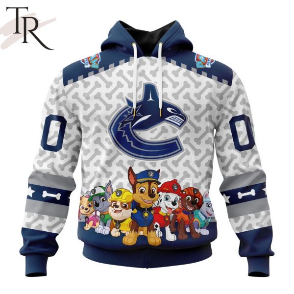 NHL Vancouver Canucks Special PawPatrol Design Hoodie