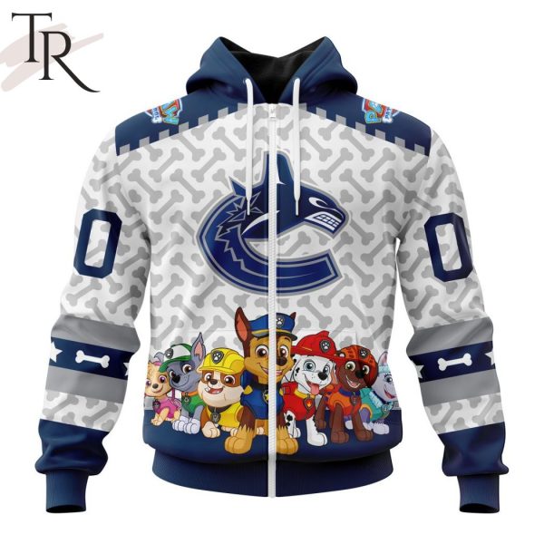 NHL Vancouver Canucks Special PawPatrol Design Hoodie