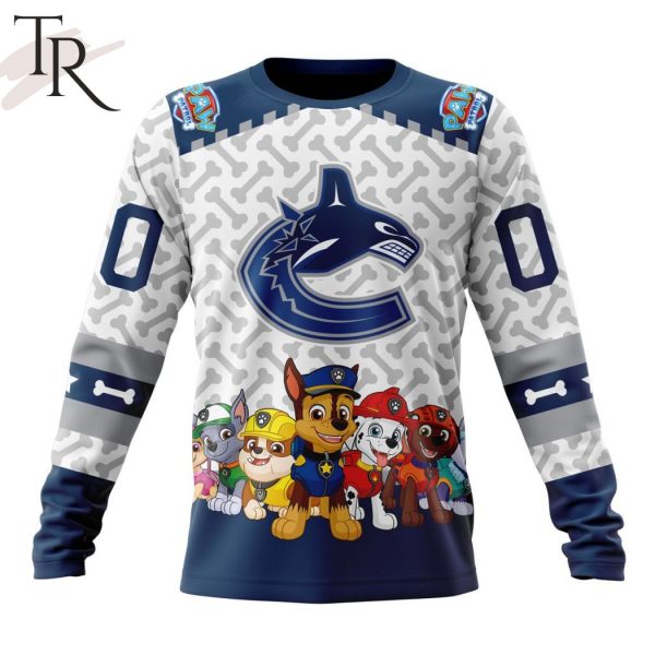 NHL Vancouver Canucks Special PawPatrol Design Hoodie