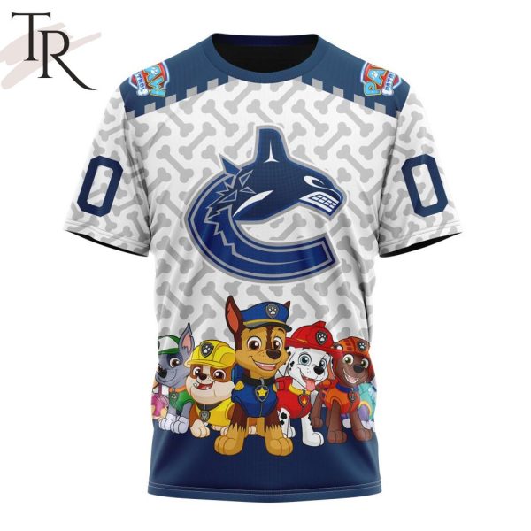 NHL Vancouver Canucks Special PawPatrol Design Hoodie