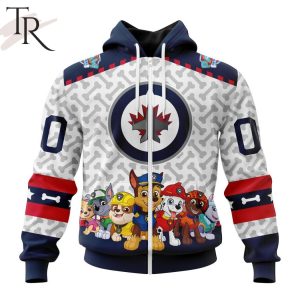 NHL Winnipeg Jets Special PawPatrol Design Hoodie