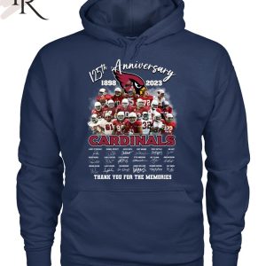 125th Anniversary 1898 – 2023 Cardinals Thank You For The Memories T-Shirt