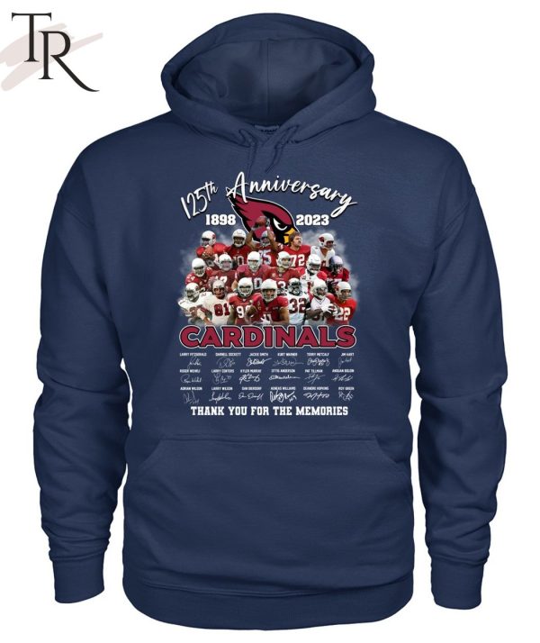 125th Anniversary 1898 – 2023 Cardinals Thank You For The Memories T-Shirt