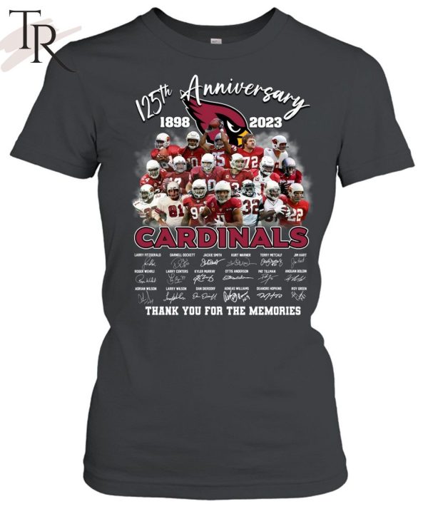 125th Anniversary 1898 – 2023 Cardinals Thank You For The Memories T-Shirt