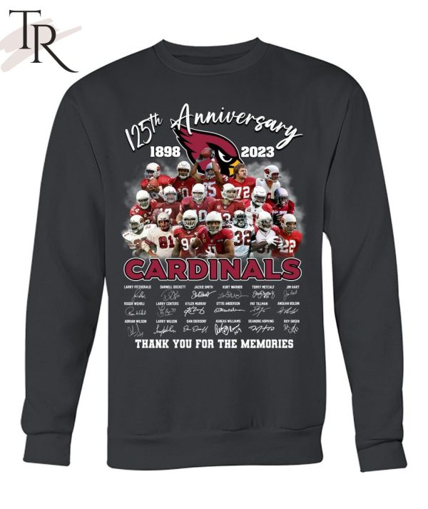 125th Anniversary 1898 – 2023 Cardinals Thank You For The Memories T-Shirt